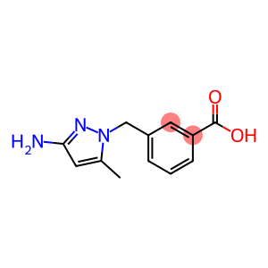 3-[(3-Amino-5-methyl-pyrazol-1-yl)methyl]benzoic acid