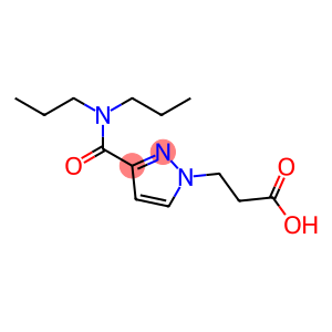 3-(3-[(Dipropylamino)carbonyl]-1H-pyrazol-1-yl)propanoic acid