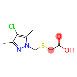 {[(4-chloro-3,5-dimethyl-1H-pyrazol-1-yl)methyl]thio}acetic acid