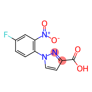 1-(4-fluoro-2-nitrophenyl)pyrazole-3-carboxylic acid