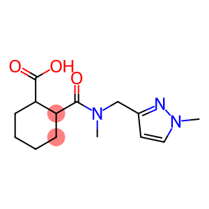 Cyclohexanecarboxylic acid, 2-[[methyl[(1-methyl-1H-pyrazol-3-yl)methyl]amino]carbonyl]-