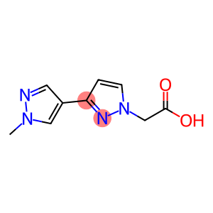 2-[3-(1-methyl-1H-pyrazol-4-yl)-1H-pyrazol-1-yl]acetic acid