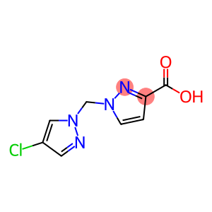 1H-Pyrazole-3-carboxylic acid, 1-[(4-chloro-1H-pyrazol-1-yl)methyl]-