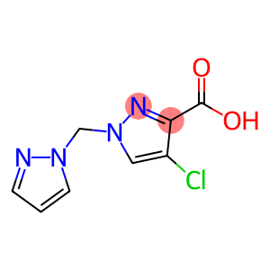 4-氯-1-(1H-吡唑-1-基甲基)-1H-吡唑-3-羧酸