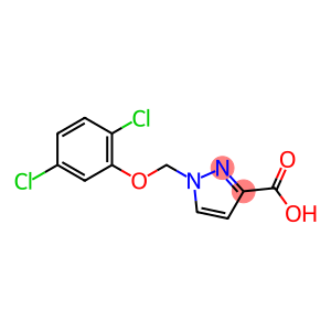 1-[(2,5-dichlorophenoxy)methyl]-1H-pyrazole-3-carboxylic acid