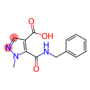 5-[(Benzylamino)carbonyl]-1-methyl-1H-pyrazole-4-carboxylic acid