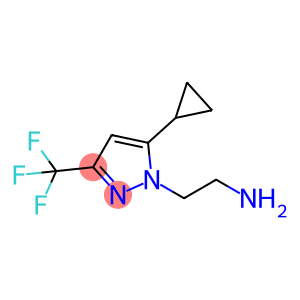 2-(5-CYCLOPROPYL-3-(TRIFLUOROMETHYL)-1H-PYRAZOL-1-YL)ETHAN-1-AMINE