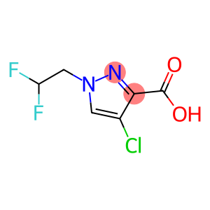 4-chloro-1-(2,2-difluoroethyl)-1H-pyrazole-3-carboxylic acid