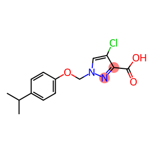 4-Chloro-1-[(4-isopropylphenoxy)methyl]-1H-pyrazole-3-carboxylic acid