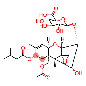 β-D-Glucopyranosiduronic acid, (3α,4β,8α)-15-(acetyloxy)-12,13-epoxy-4-hydroxy-8-(3-methyl-1-oxobutoxy)trichothec-9-en-3-yl