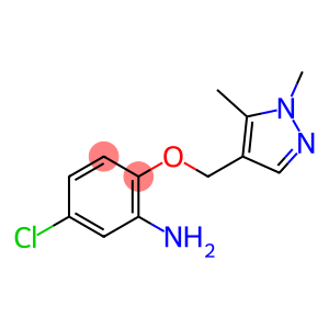 5-chloro-2-[(1,5-dimethylpyrazol-4-yl)methoxy]aniline