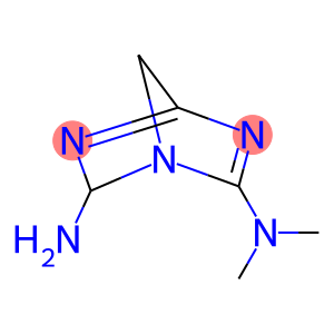 1,3,5-Triazabicyclo[2.2.1]hepta-2,4-diene,6-amino-2-dimethylamino-(6CI)