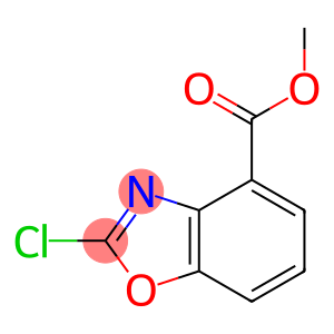 4-BENZOXAZOLECARBOXYLIC ACID, 2-CHLORO, METHYL ESTER