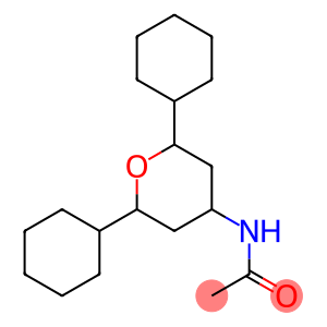 4-ACETYLAMINO-2,6-DICYCLOHEXYL-TETRAHYDROPYRANE