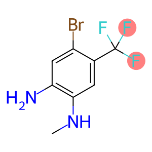 1,2-Benzenediamine, 4-bromo-N1-methyl-5-(trifluoromethyl)-