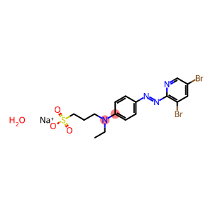 4-(3,5-dibromo-2-pyridylazo)-N-ethyl-N-sulfopropylaniline