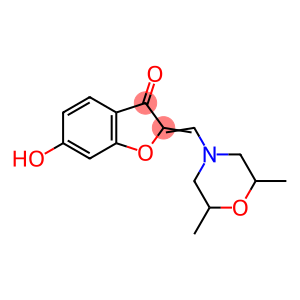 (2Z)-2-[(2,6-dimethylmorpholin-4-yl)methylidene]-6-hydroxy-1-benzofuran-3(2H)-one