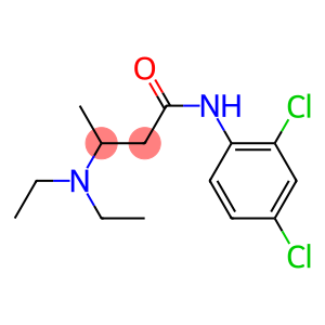 Butanamide,N-(2,4-dichlorophenyl)-3-(diethylamino)-