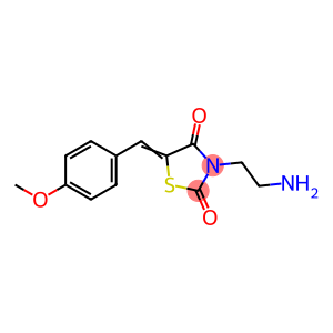 2,4-Thiazolidinedione, 3-(2-aminoethyl)-5-[(4-methoxyphenyl)methylene]-