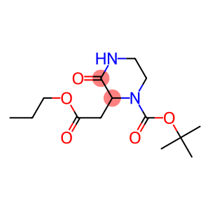 tert-butyl 3-oxo-2-(2-oxo-2-propoxyethyl)-1-piperazinecarboxylate