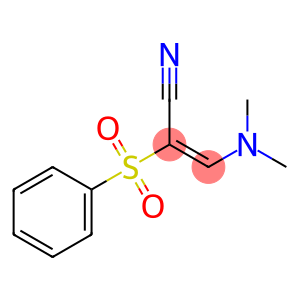 (E)-3-(DIMETHYLAMINO)-2-(PHENYLSULFONYL)ACRYLONITRILE