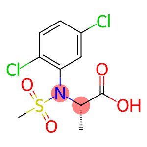N-(2,5-dichlorophenyl)-N-(methylsulfonyl)alanine