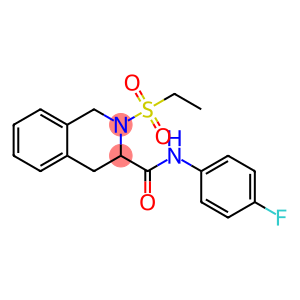 3-Isoquinolinecarboxamide, 2-(ethylsulfonyl)-N-(4-fluorophenyl)-1,2,3,4-tetrahydro-