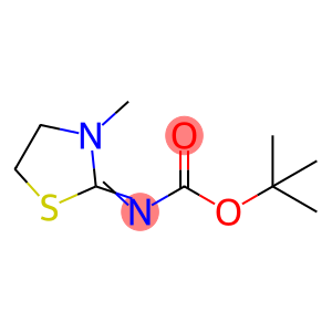 Carbamic acid, (3-methyl-2-thiazolidinylidene)-, 1,1-dimethylethyl ester (9CI)