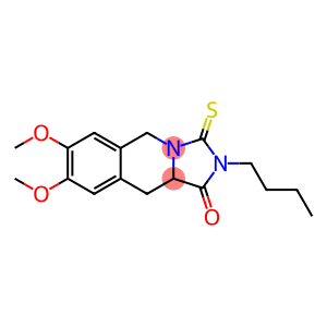 Imidazo[1,5-b]isoquinolin-1(5H)-one, 2-butyl-2,3,10,10a-tetrahydro-7,8-dimethoxy-3-thioxo-