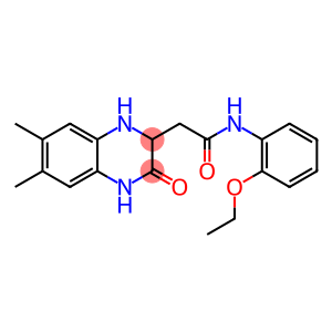2-Quinoxalineacetamide, N-(2-ethoxyphenyl)-1,2,3,4-tetrahydro-6,7-dimethyl-3-oxo-
