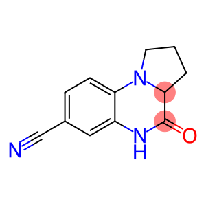 4-OXO-1,2,3,3A,4,5-HEXAHYDROPYRROLO[1,2-A]QUINOXALINE-7-CARBONITRILE