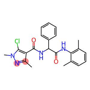 5-CHLORO-N-[2-(2,6-DIMETHYLANILINO)-2-OXO-1-PHENYLETHYL]-1,3-DIMETHYL-1H-PYRAZOLE-4-CARBOXAMIDE