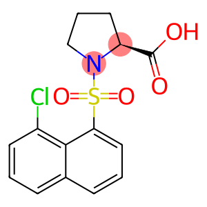(2S)-1-[(8-氯-1-萘基)磺酰基]脯氨酸