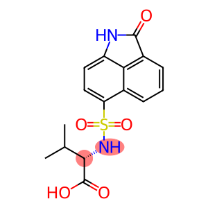 N-[(2-oxo-1,2-dihydrobenzo[cd]indol-6-yl)sulfonyl]valine