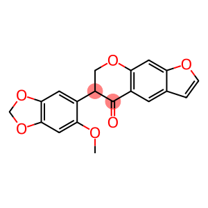 6,7-Dihydro-6-(2-methoxy-4,5-methylenedioxyphenyl)-5H-furo[3,2-g][1]benzopyran-5-one