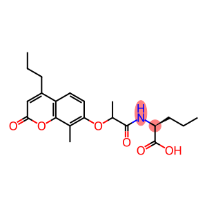 N-{2-[(8-methyl-2-oxo-4-propyl-2H-chromen-7-yl)oxy]propanoyl}norvaline