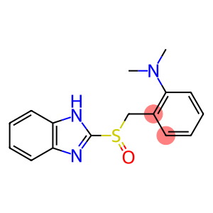 2-((2-dimethylaminobenzyl)sulfinyl)benzimidazole