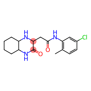 N-(5-chloro-2-methylphenyl)-2-(3-oxodecahydro-2-quinoxalinyl)acetamide