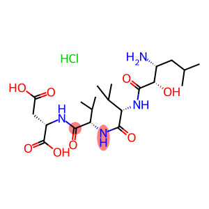 [(2S,3R)-3-AMINO-2-HYDROXY-5-METHYLHEXANOYL]-VAL-VAL-ASP HYDROCHLORIDE