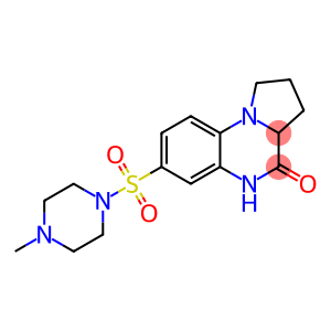 7-[(4-METHYLPIPERAZINO)SULFONYL]-1,2,3,3A-TETRAHYDROPYRROLO[1,2-A]QUINOXALIN-4(5H)-ONE