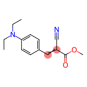 2-Propenoic acid, 2-cyano-3-[4-(diethylamino)phenyl]-, methyl ester