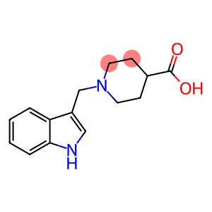 1-(1H-Indol-3-ylmethyl)piperidine-4-carboxylic acid