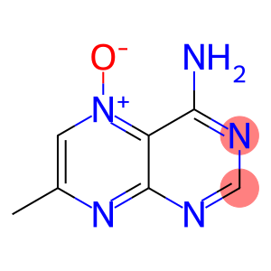 Pteridine, 4-amino-7-methyl-, 5-oxide (7CI,8CI)