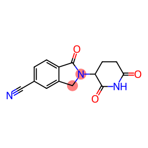 1H-Isoindole-5-carbonitrile, 2-(2,6-dioxo-3-piperidinyl)-2,3-dihydro-1-oxo-