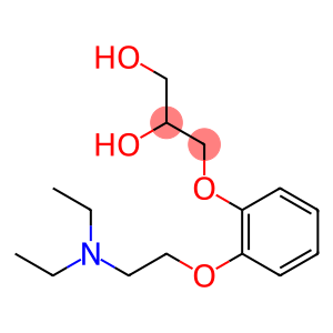 1,2-Propanediol, 3-[2-[2-(diethylamino)ethoxy]phenoxy]-
