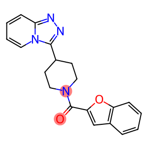 1-benzofuran-2-yl[4-([1,2,4]triazolo[4,3-a]pyridin-3-yl)piperidin-1-yl]methanone