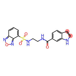 N-{2-[(2,1,3-benzoxadiazol-4-ylsulfonyl)amino]ethyl}-1H-indole-6-carboxamide