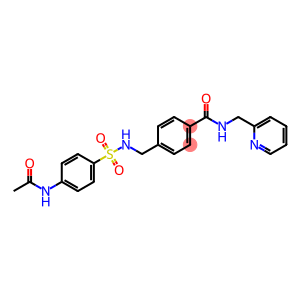 4-[({[4-(acetylamino)phenyl]sulfonyl}amino)methyl]-N-(pyridin-2-ylmethyl)benzamide