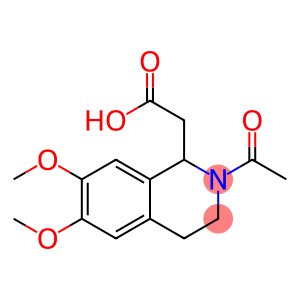 1-Isoquinolineacetic acid, 2-acetyl-1,2,3,4-tetrahydro-6,7-dimethoxy-