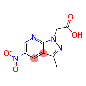 (3-Methyl-5-nitro-pyrazolo[3,4-b]pyridin-1-yl)-acetic acid